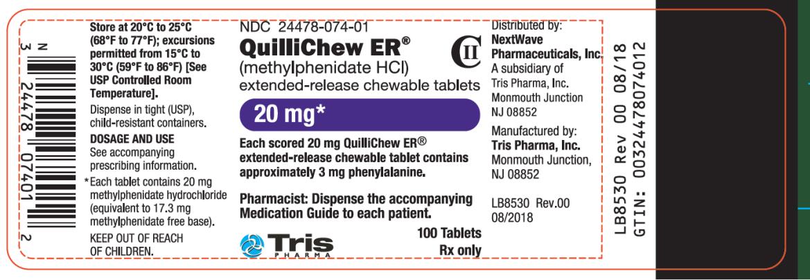 Quillichew ER - FDA prescribing information, side effects and uses