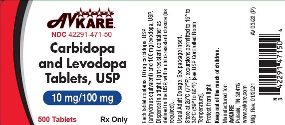 Carbidopa and Levodopa Tablets - FDA prescribing information, side ...