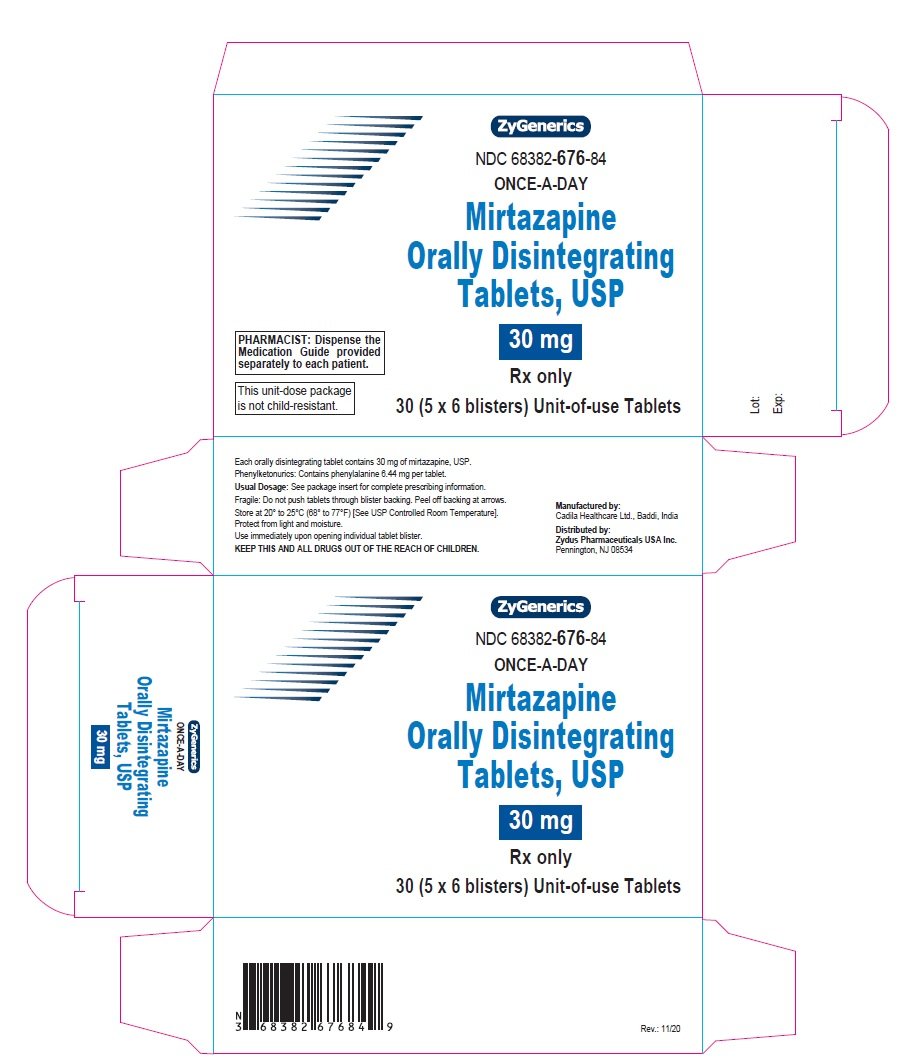 Mirtazapine Orally Disintegrating Tablets - FDA prescribing information, side effects and uses