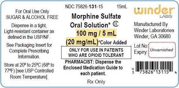 Morphine Oral Solution - FDA prescribing information, side effects and uses