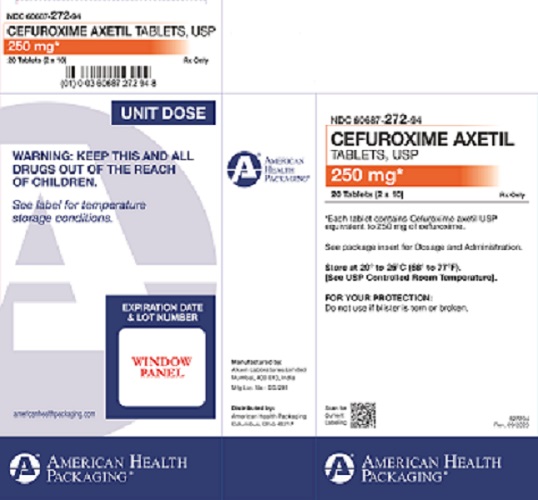 250 mg Cefuroxime Axetil Tablets Carton 2x10