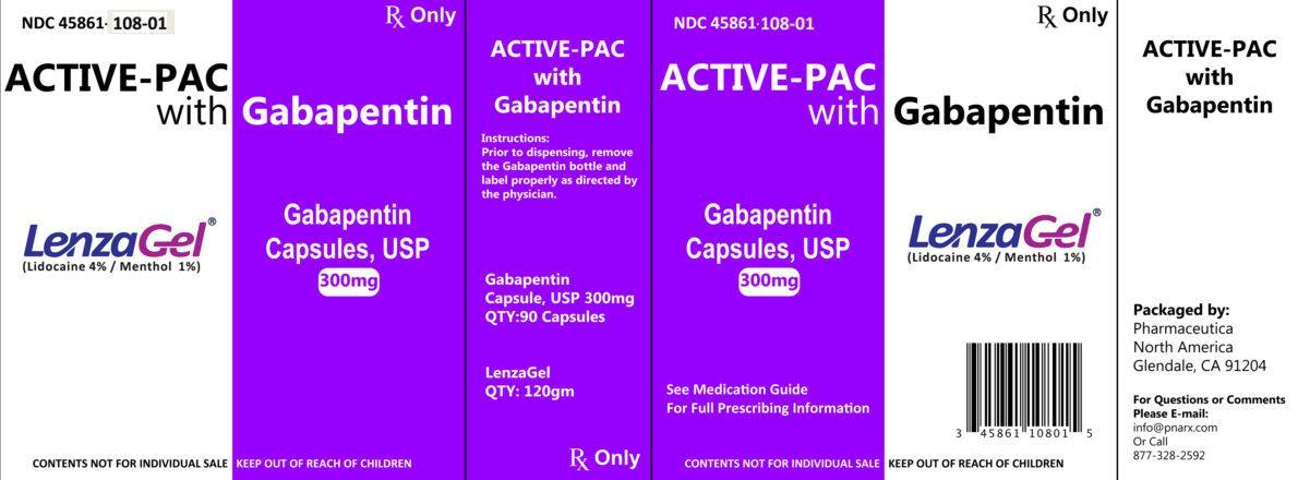 ACTIVE-PAC with Gabapentin - FDA prescribing information, side ...