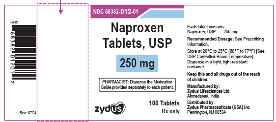 Naproxen tablets