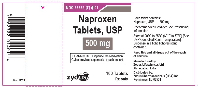 Naproxen tablets