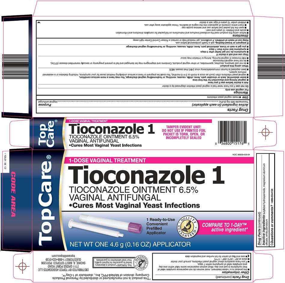 Topcare Tioconazole 1 - FDA prescribing information, side effects and uses