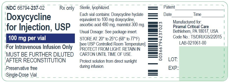 Doxycycline Injection Package Insert